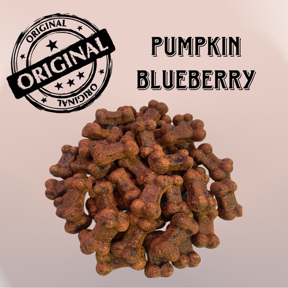 3 Pack Bundle Pumpkin Blueberry Bones Biscuits - All Natural - Picture 4 of 10